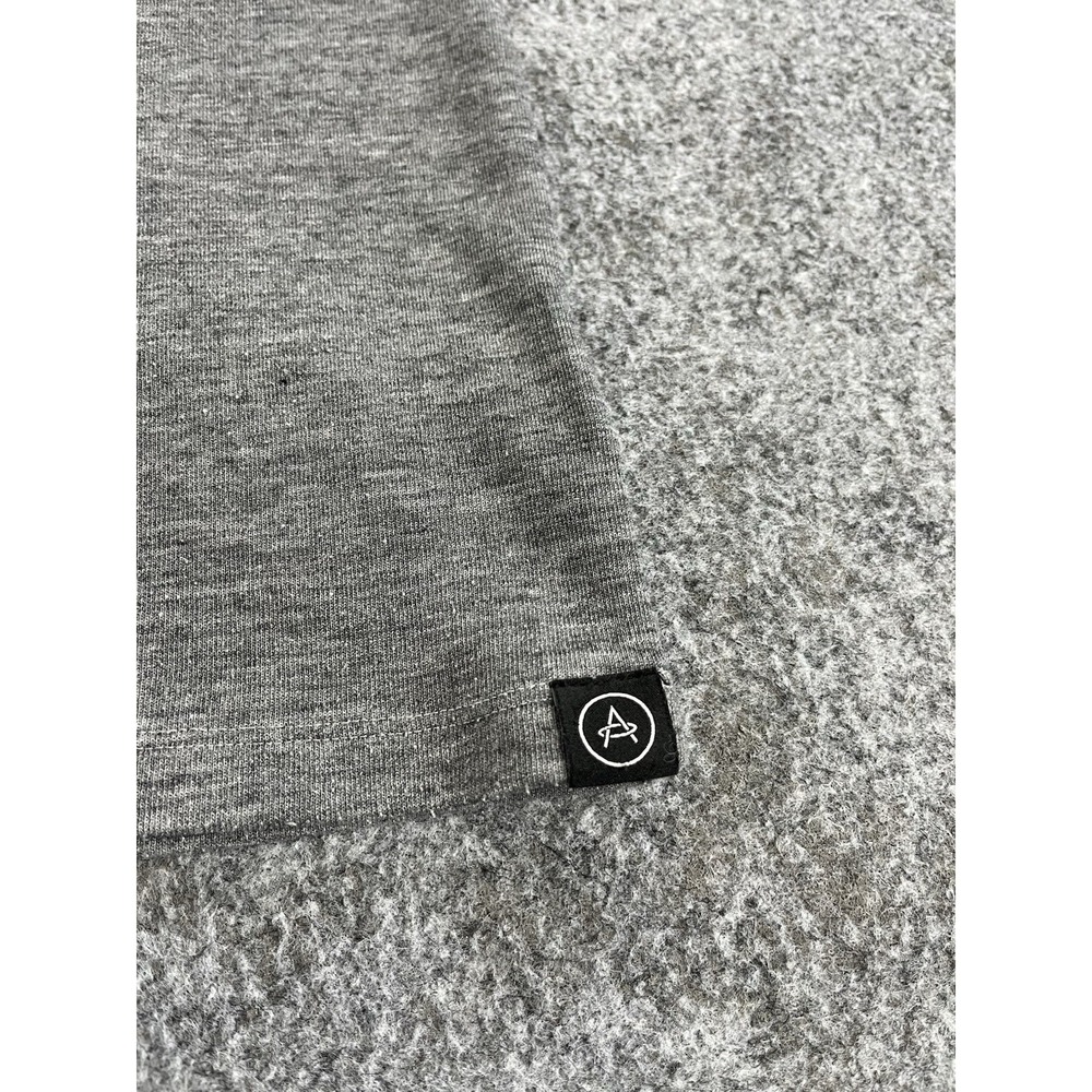 Aether Long Sleeve Polo Shirt Mens XL Merino Wool Heathered Gray Soft Casual EUC - Picture 4 of 9
